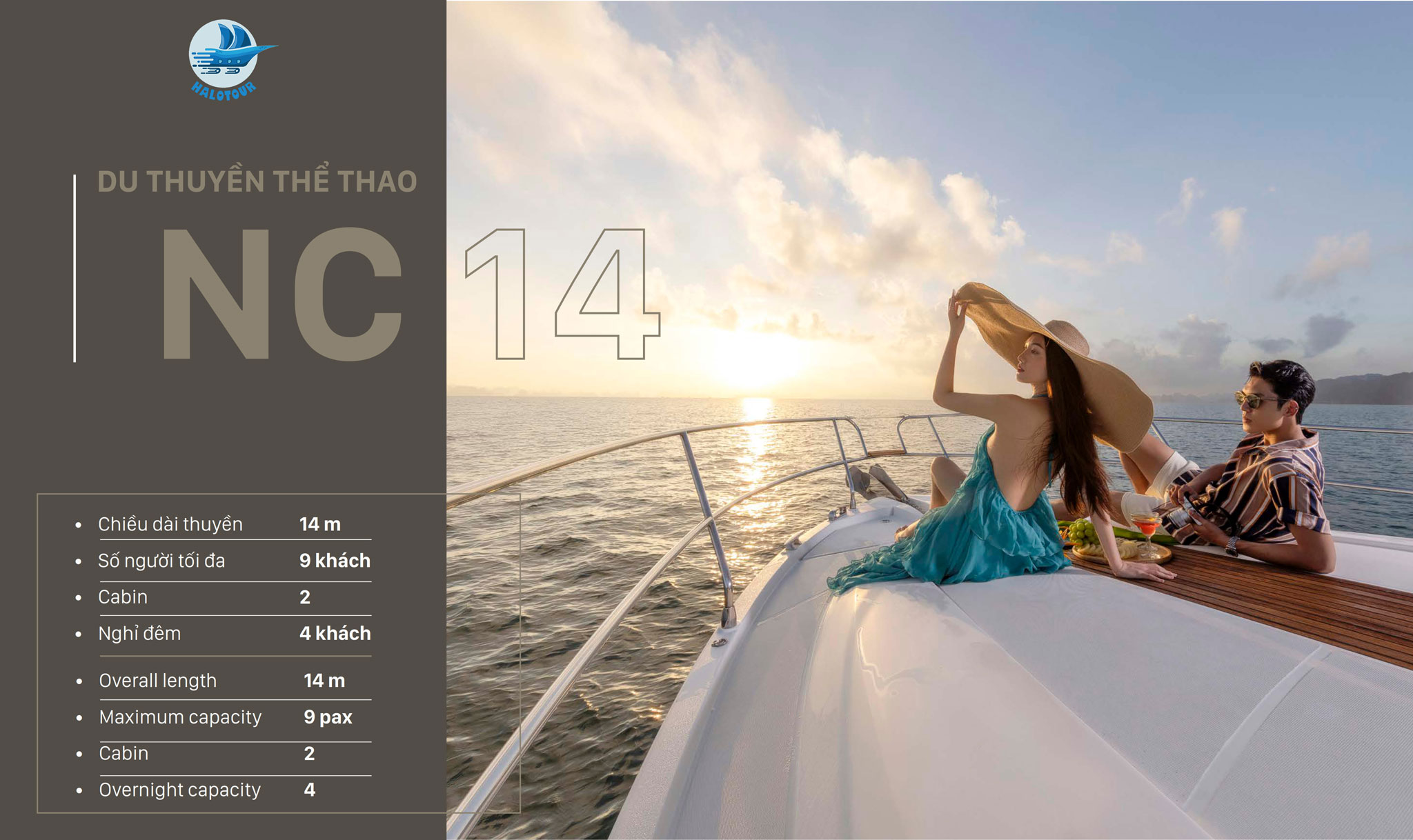 NC14 là 1 trong những dòng du thuyền cá nhân cao cấp nhất đang có mặt tại bến