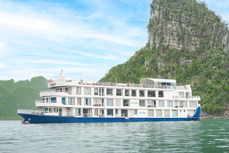 Du thuyền Sea Coral Cruise 5 sao Vịnh Lan Hạ