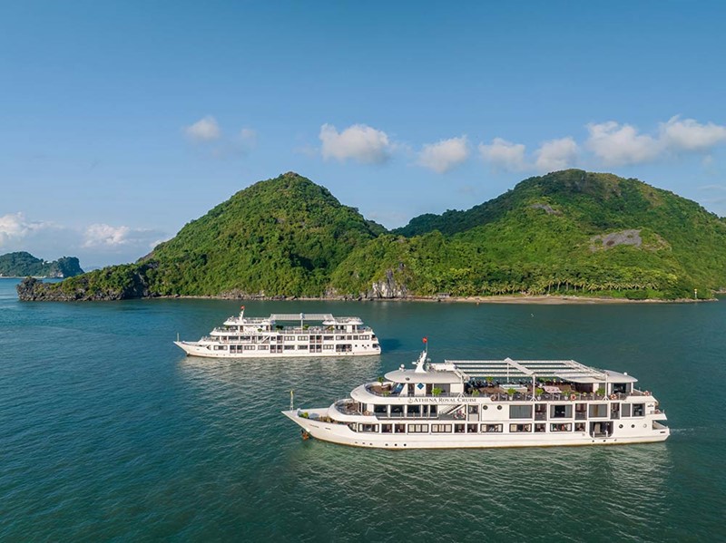 Du thuyền Athena Cruise 5 sao Vịnh Hạ Long