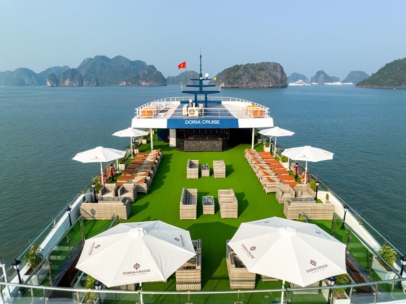 Du thuyền Doria Cruise 5 sao Vịnh Lan Hạ