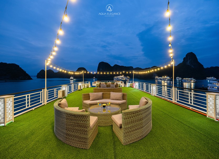 Du thuyền Aqua Elegance 5 sao Vịnh Hạ Long