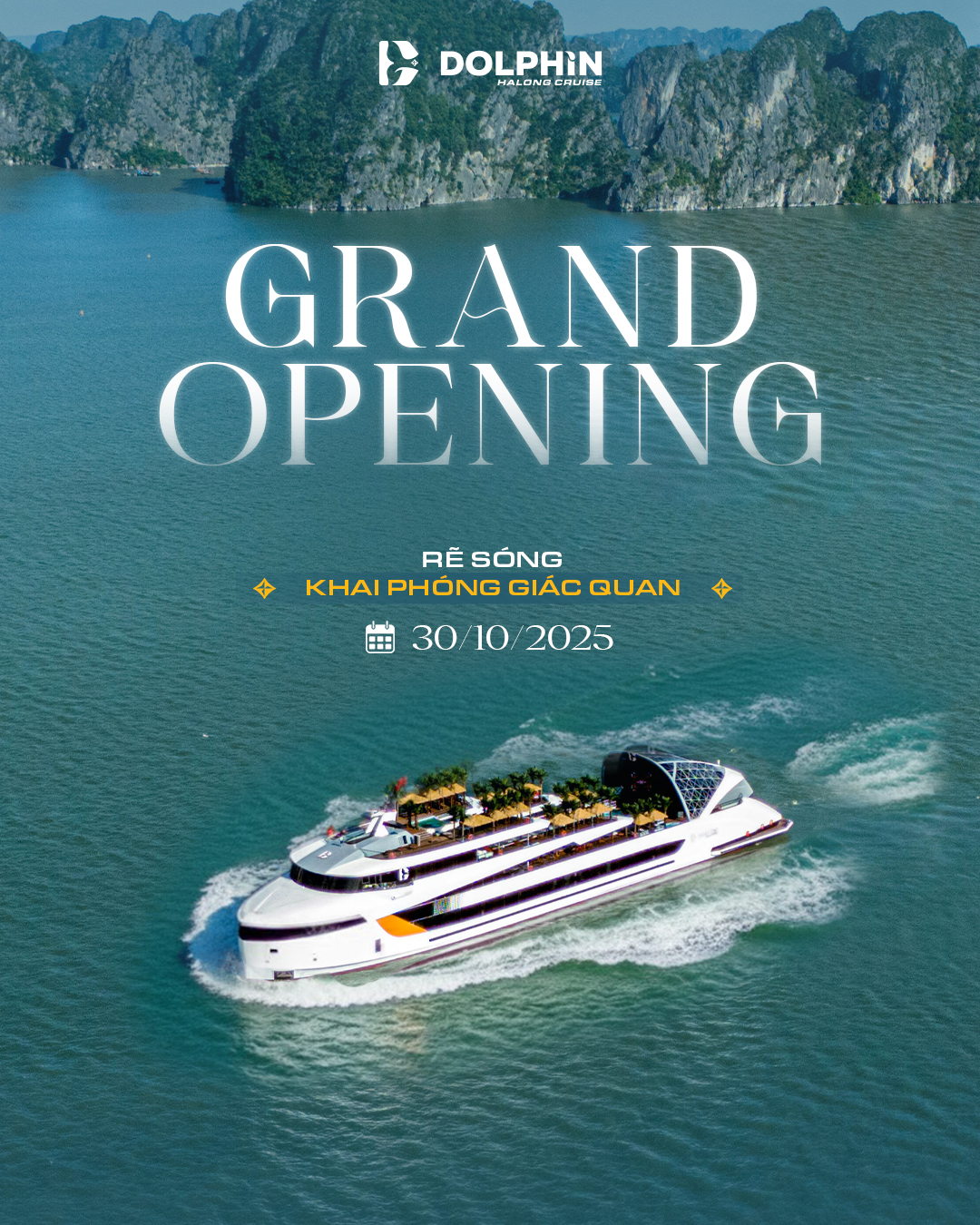 Dolphin cruise chính thức khởi hành 30/10/2025