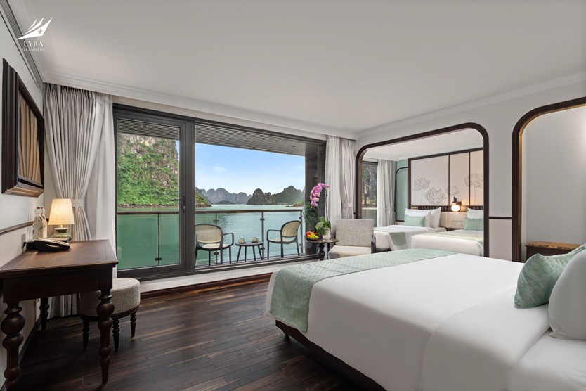 Du thuyền Lyra Grandeur 6 sao Vịnh Lan Hạ