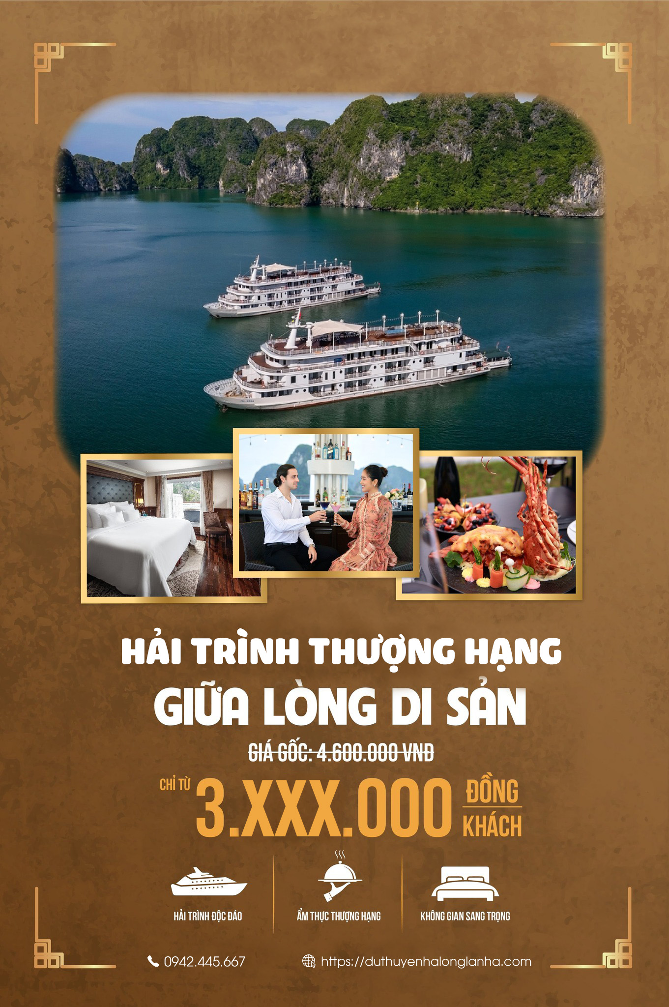 Du thuyền Paradise Elegance 5 sao vịnh Hạ Long 7 Đặt phòng du thuyền Paradise Elegance cruise giá ưu đãi với duthuyenhalonglanha.com
