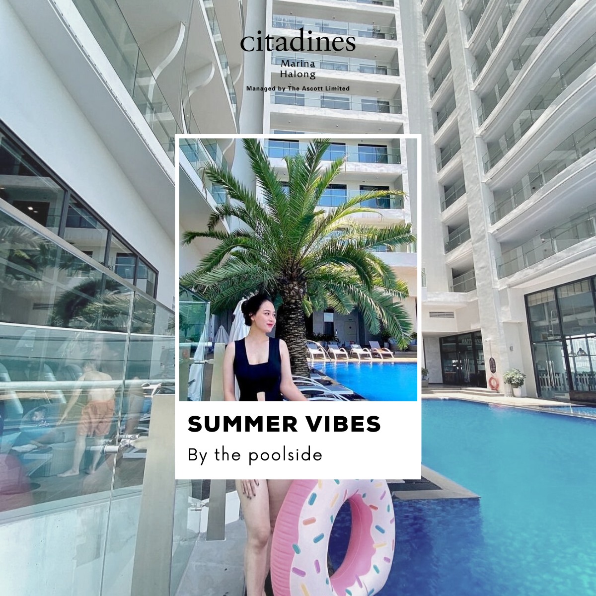 Bể bơi ngoài trời sang chảnh của khách sạn Citadines Hạ Long