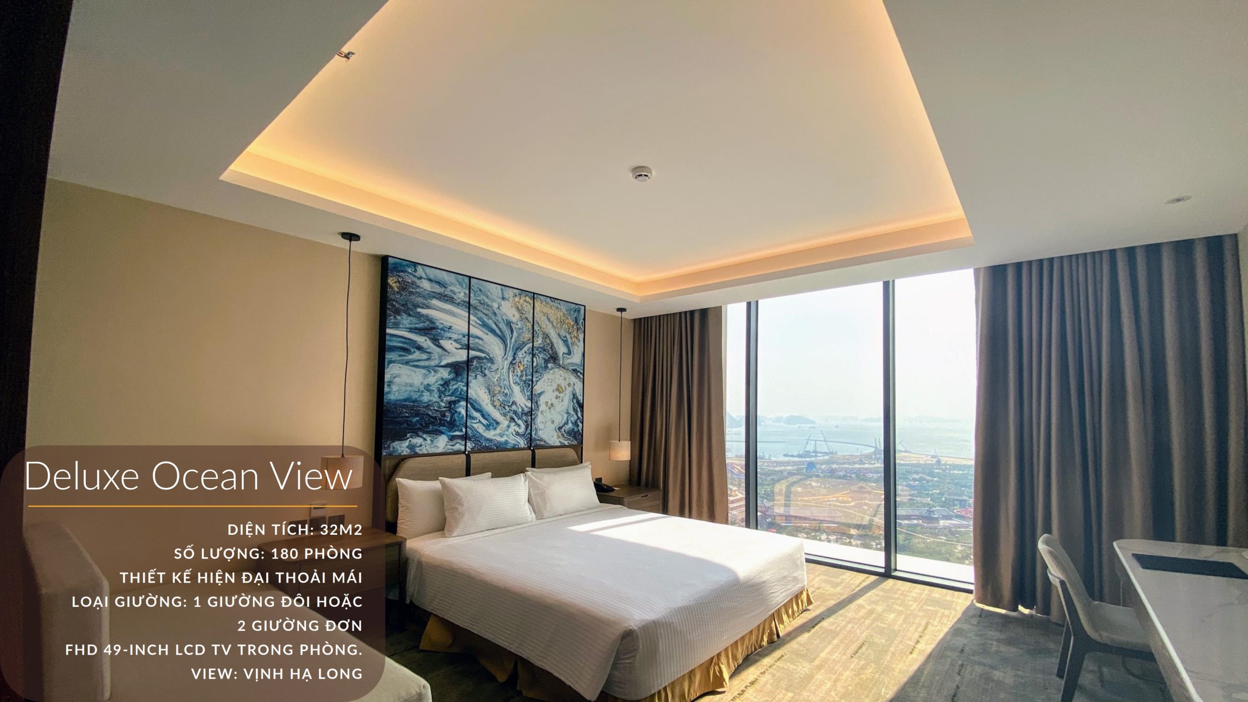 Khách sạn 5 sao Mường Thanh Luxury Hạ Long Centre 6 phòng deluxe ocean view khách sạn Mường Thanh Hạ Long Centre Hotel