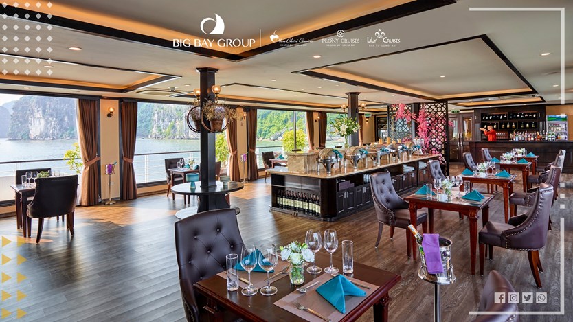 Du thuyền Mon Cheri cruise 5 sao vịnh Lan Hạ