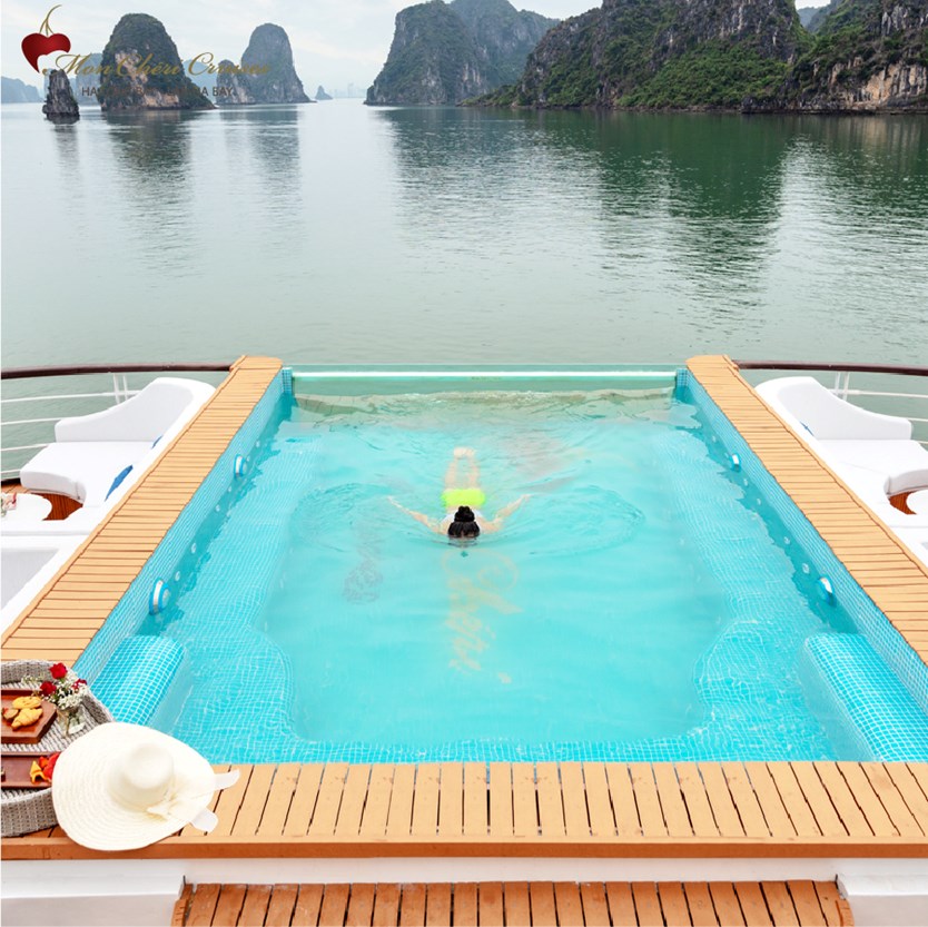 Du thuyền Mon Cheri cruise 5 sao vịnh Lan Hạ