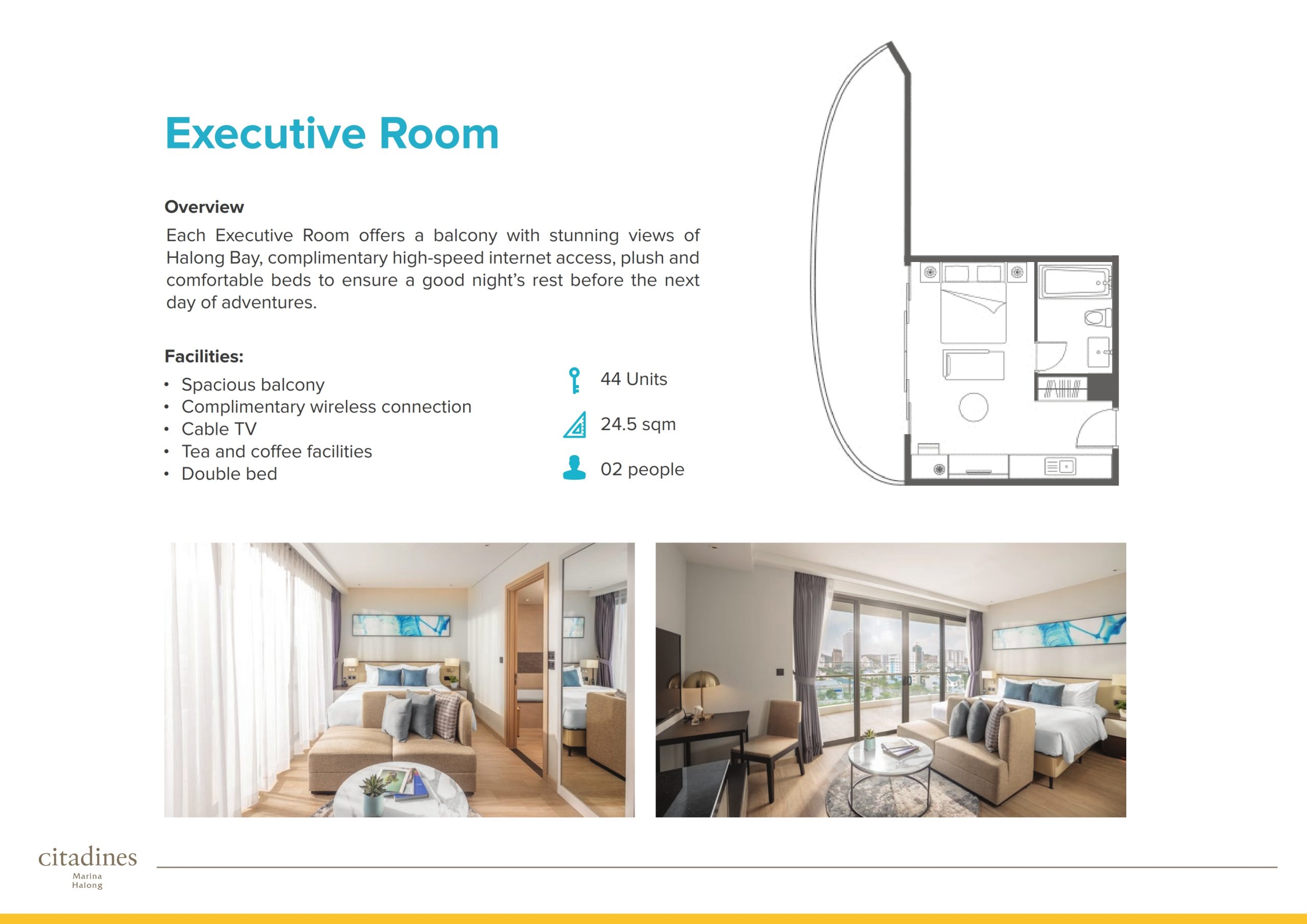 CITADINES MARINA HẠ LONG HOTEL 5* 6 Executive room Citadines