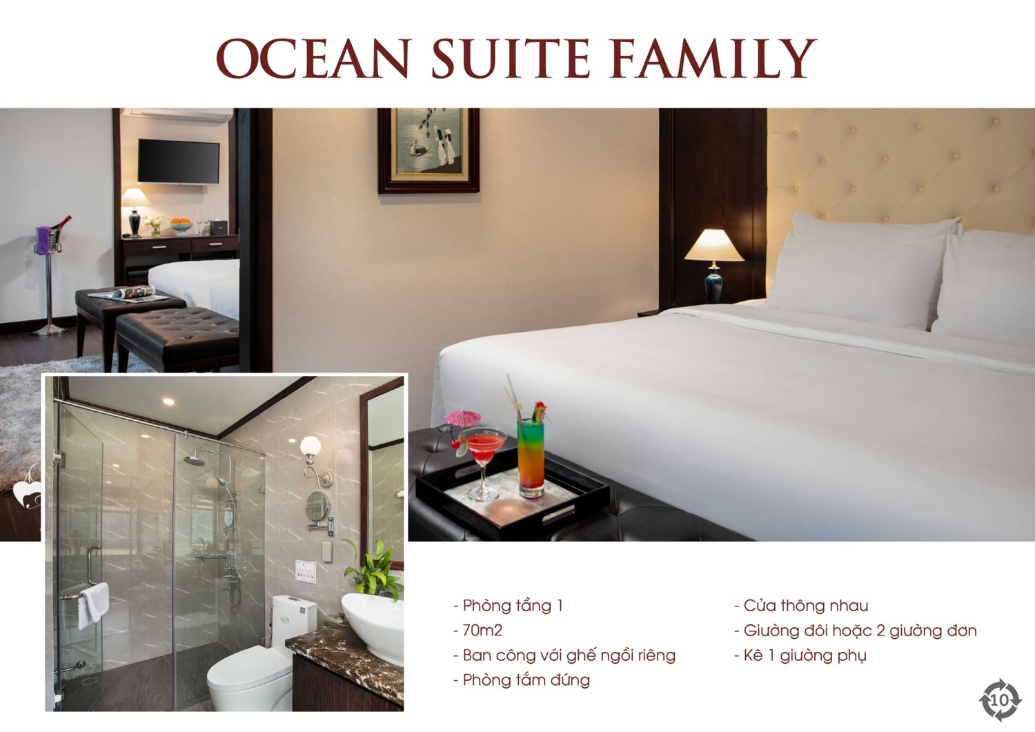 Du thuyền Mon Cheri cruise 5 sao vịnh Lan Hạ 6 Phòng ocean suite family