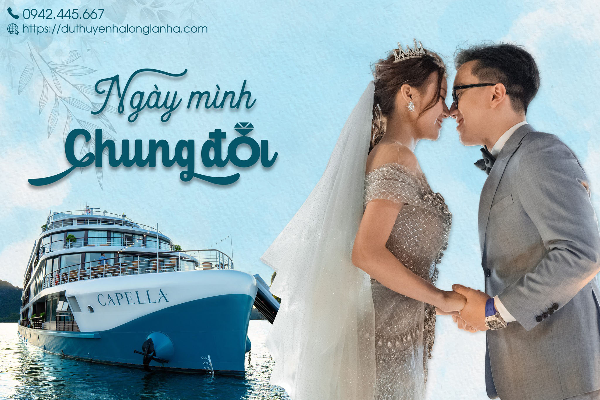 Đám cưới tổ chức trên du thuyền 5* vịnh Hạ Long - Lan Hạ là xu hướng hot nhất hiện nay