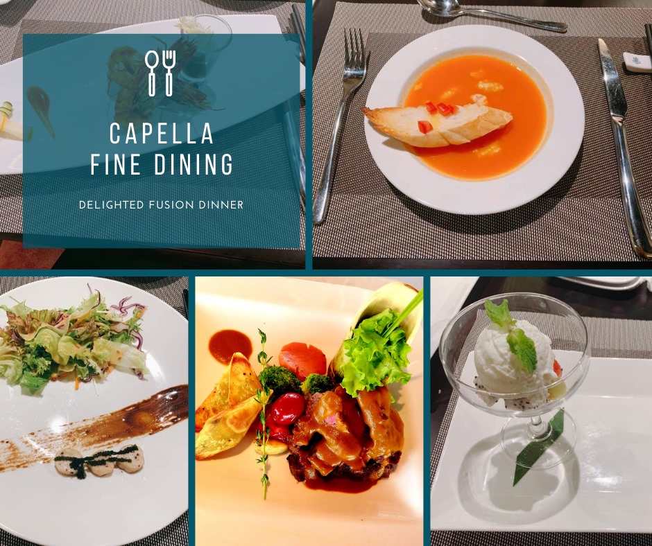 Du thuyền Capella Cruise 5 sao Lan Hạ 7 Ấm thực fine dining được phục vụ trên các tàu ngủ đêm 5* vịnh Hạ Long - Lan Hạ