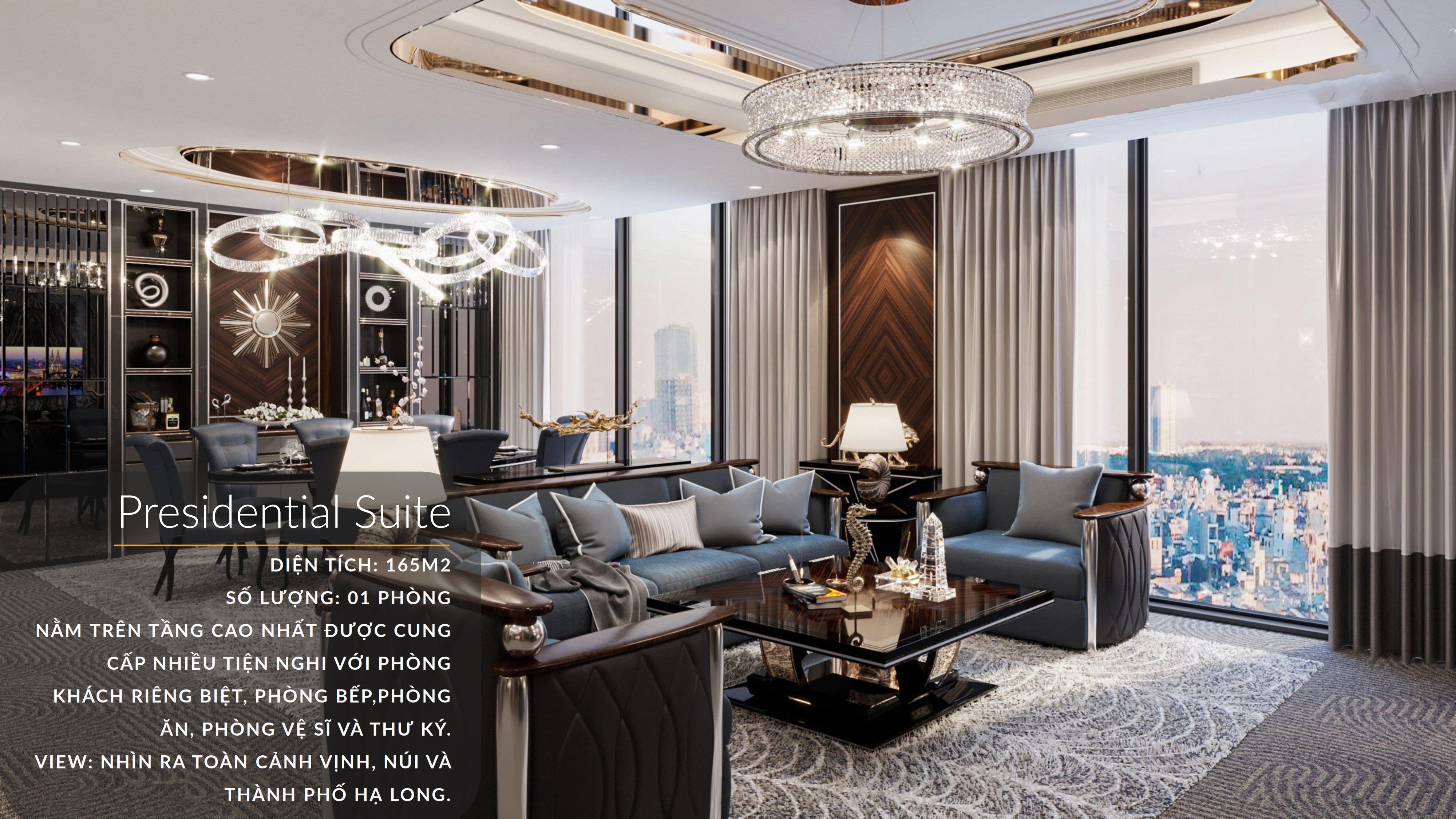 Khách sạn 5 sao Mường Thanh Luxury Hạ Long Centre 9 phòng tổng thống khách sạn Mường Thanh Hạ Long Centre Hotel