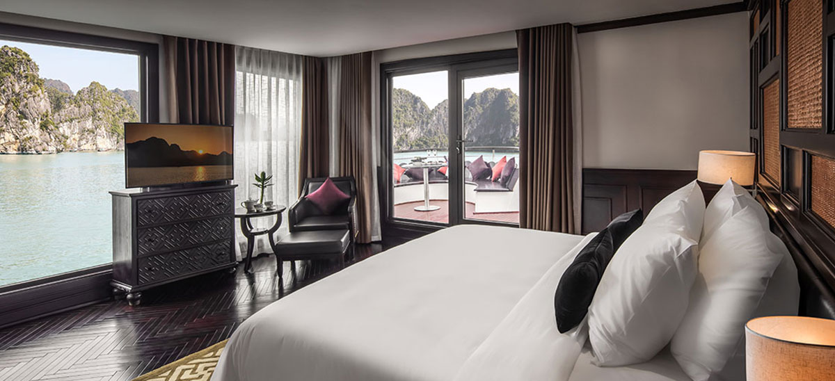 Du thuyền Ambassador cruise 5* 2N1Đ vịnh Hạ Long 13 Ambassador Suite