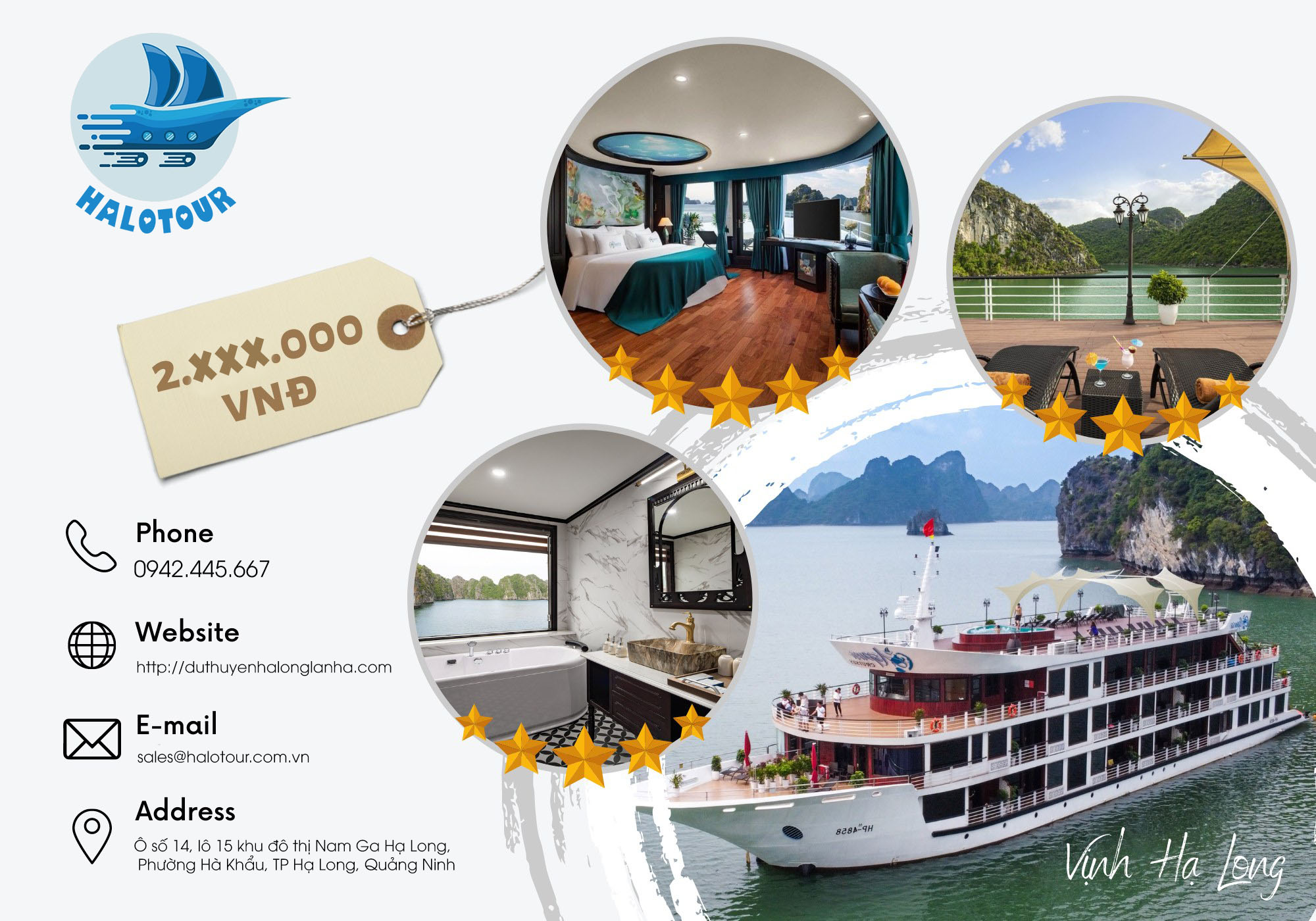 Đặt du thuyền giá tốt tại duthuyenhalonglanha.com với Halotour