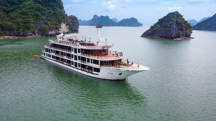 Du thuyền Aspira cruise 5 sao vịnh Lan Hạ