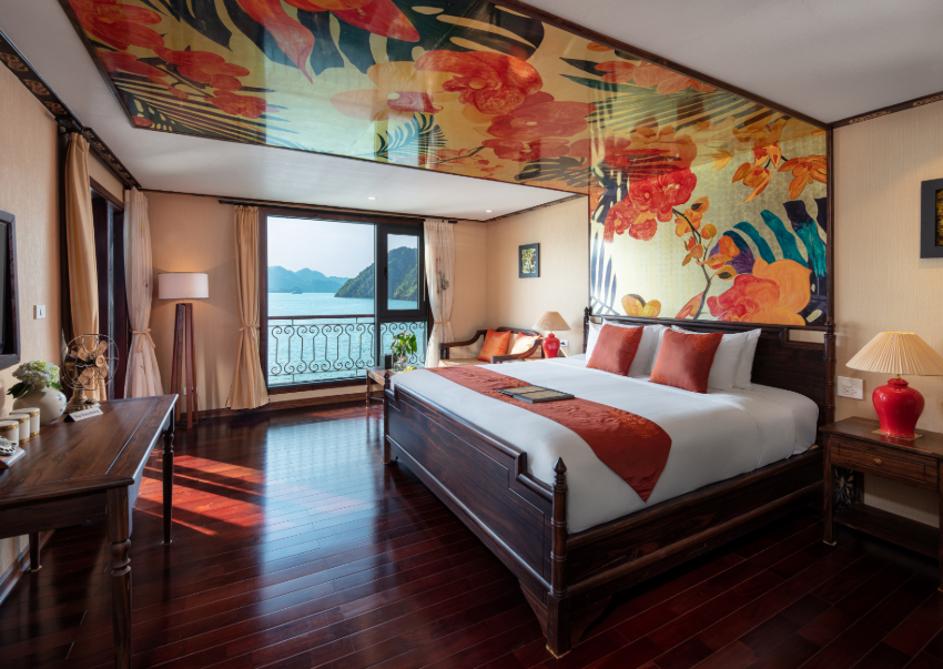 Du thuyền Indochine Cruise 5 sao vịnh Lan Hạ 13 Hạng Indochine Cruise Suite