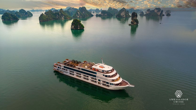 Du thuyền Ambassador Day cruise 6* vịnh Hạ Long