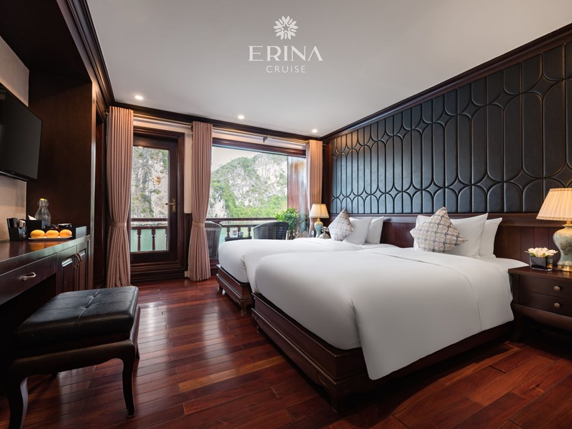 Du thuyền Erina cruise 5 sao vịnh Lan Hạ