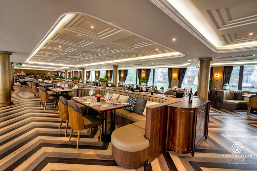 Du thuyền Ambassador Day cruise 6* vịnh Hạ Long