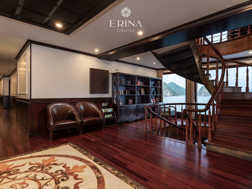 Du thuyền Erina cruise 5 sao vịnh Lan Hạ
