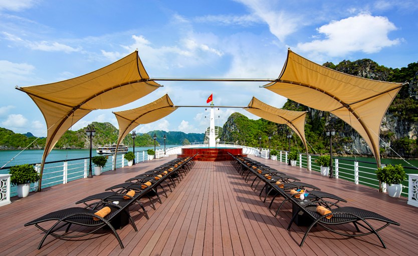 Du thuyền Aspira cruise 5 sao vịnh Lan Hạ