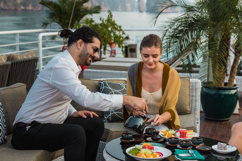 Du thuyền Catamaran Hạ Long – Lan Hạ trong ngày