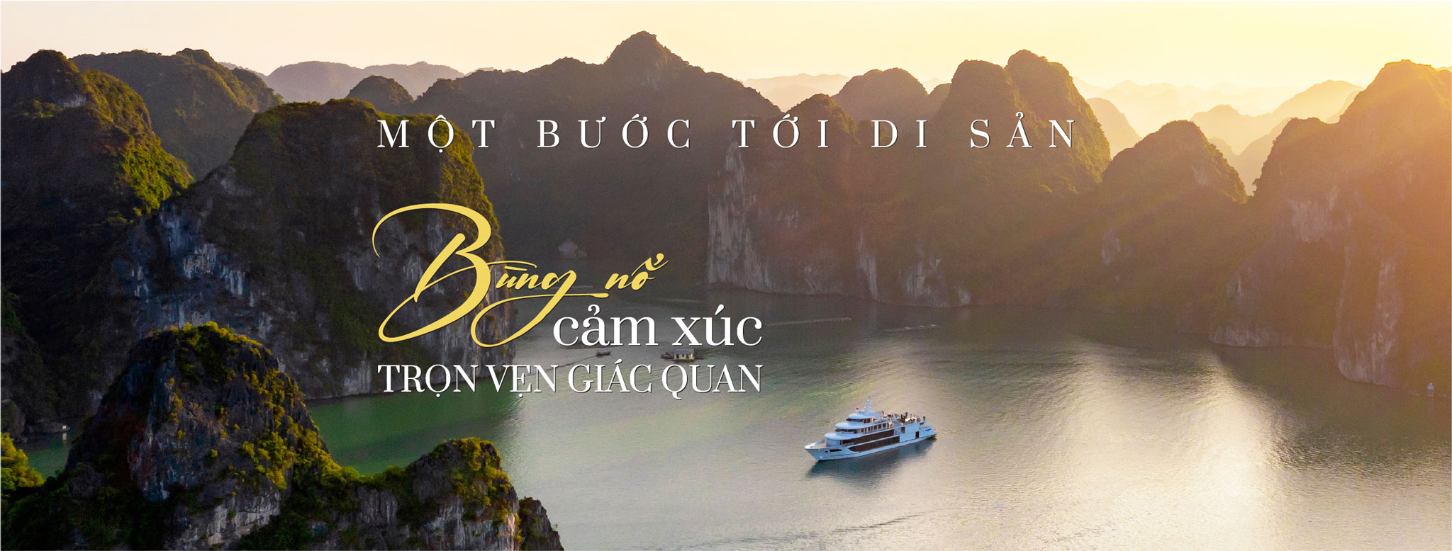 Du thuyền Sea Octopus 5 sao ăn tối trên vịnh 1 hải trình 4h chiều thường ngoạn hoàng hôn, đêm ngắm nhìn thành phố cùng du thuyền nhà hàng Sea Octopus