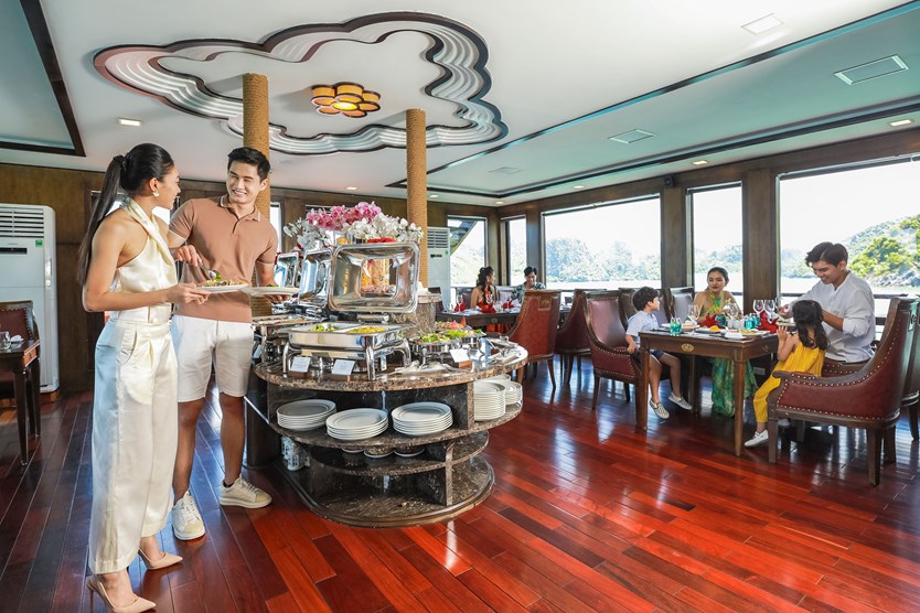 Du thuyền Orchid Classic cruise 5 sao vịnh Lan Hạ