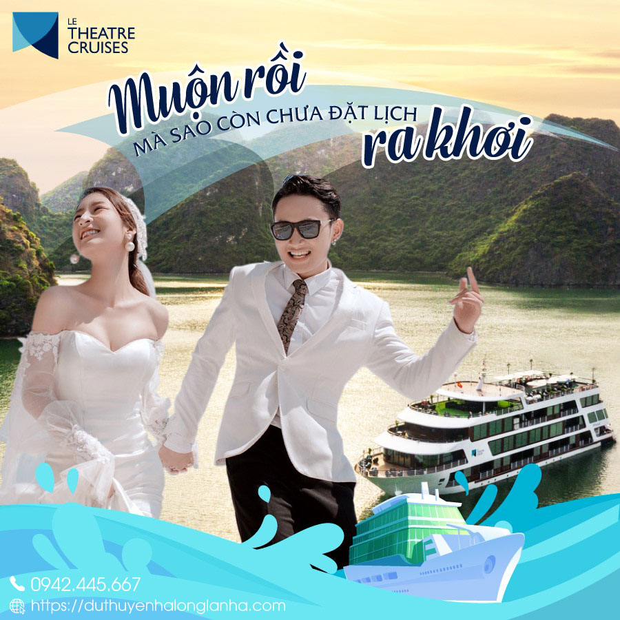 Du thuyền Le Theatre cruise 5 sao Lan Hạ 7 đặt phòng du thuyền 5 sao giá ưu đãi với duthuyenhalonglanha.com