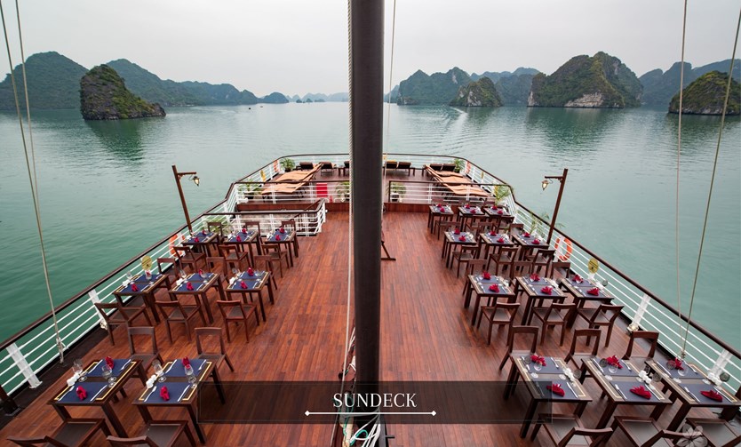 Du thuyền Orchid Trendy cruise 5 sao vịnh Lan Hạ