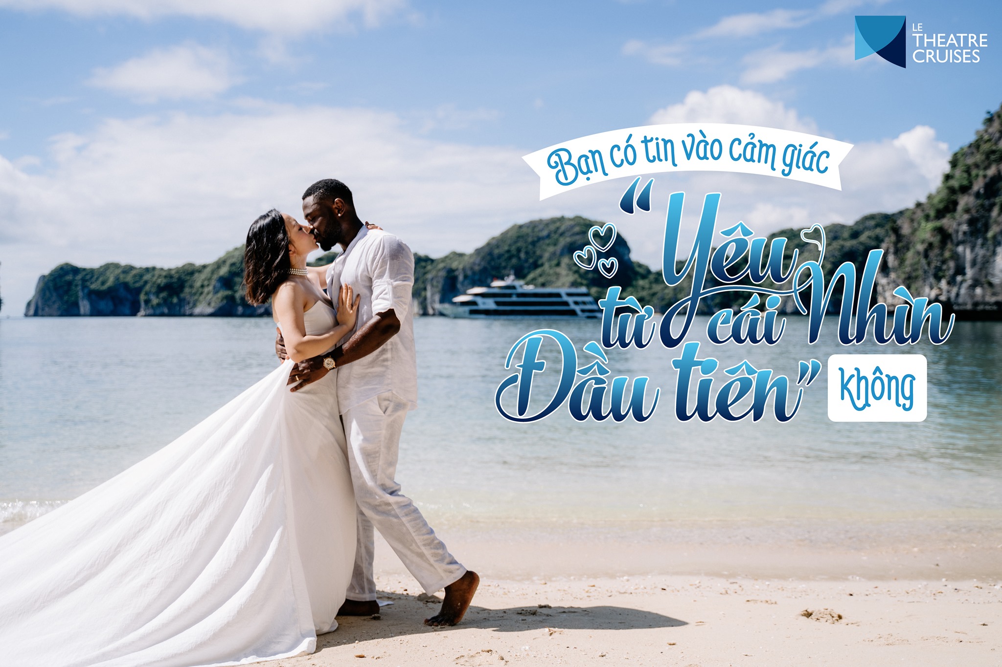 Du thuyền Le Theatre cruise 5 sao Lan Hạ 3 tàu 5 sao vịnh Hạ Long Lan Hạ gây ấn tượng du khách ngay từ cái nhìn đầu tiên