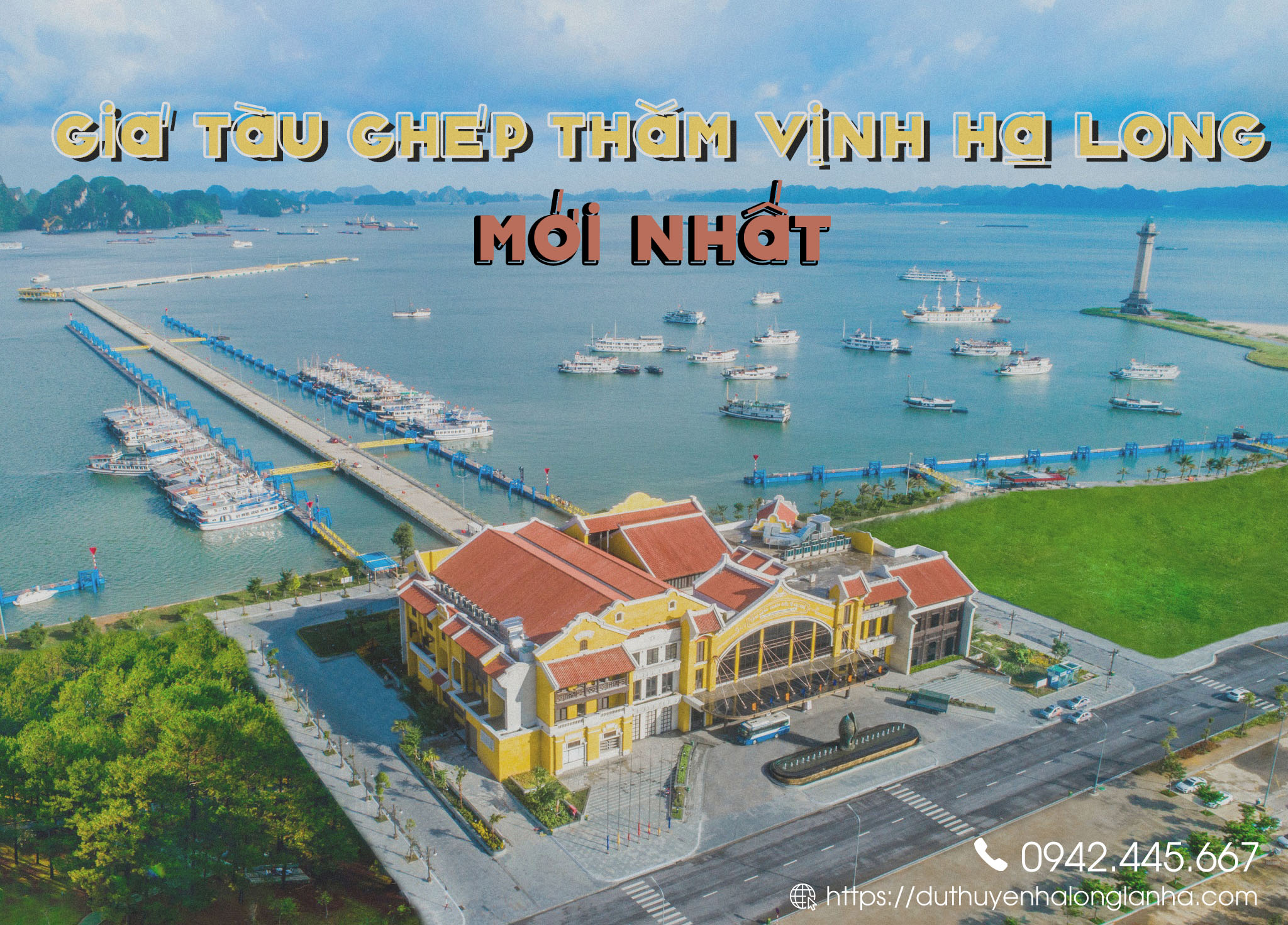 Bảng giá tàu ghép thăm vịnh Hạ Long 2025 mới nhất