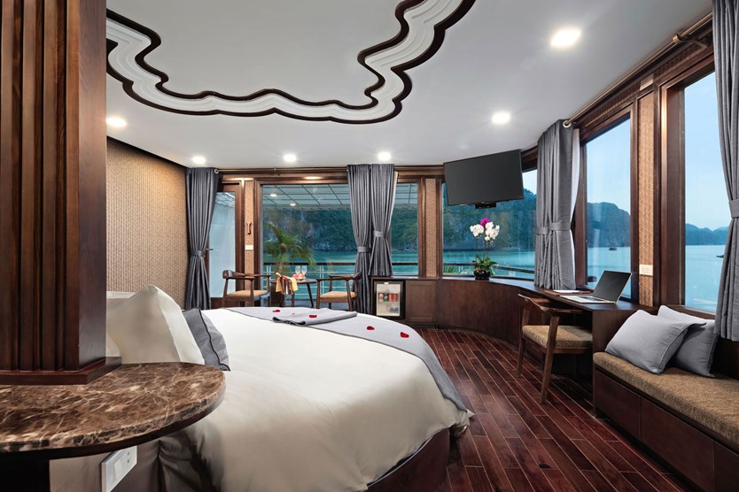 Du thuyền Orchid Classic cruise 5 sao vịnh Lan Hạ