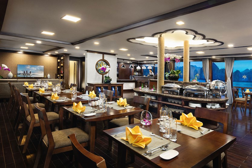 Du thuyền Orchid Classic cruise 5 sao vịnh Lan Hạ