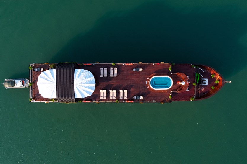 Du thuyền Orchid Premium 5 sao chỉ với 5 phòng