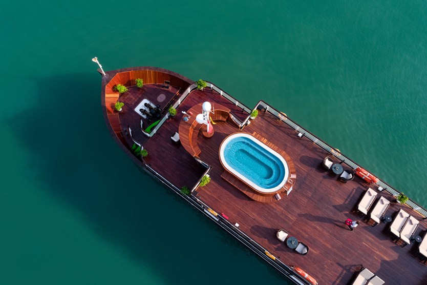 Du thuyền Orchid Premium 5 sao chỉ với 5 phòng