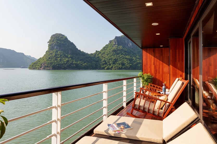 Du thuyền Orchid Premium 5 sao chỉ với 5 phòng