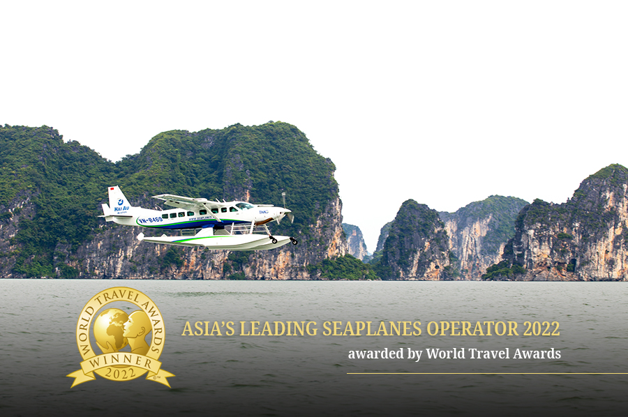 Thuỷ phi cơ vịnh Hạ Long và những điều cần biết 8 Hãng hàng không Hải Âu Aviation thường xuyên được vịnh danh trong các giải thưởng quốc tế uy tín