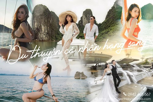 Du thuyền cá nhân hạng sang cho thuê tại Hạ Long