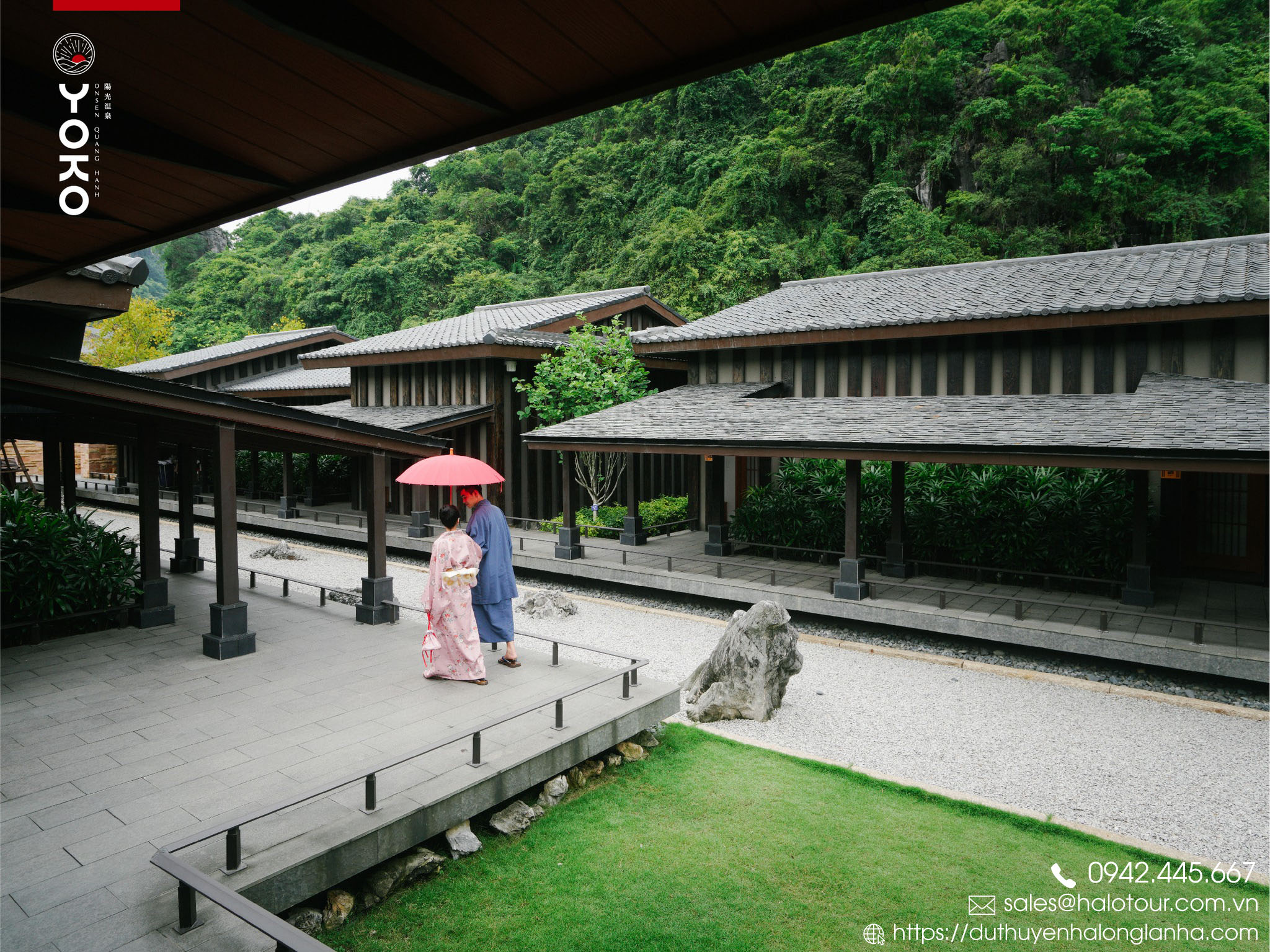 Tắm khoáng Onsen Quảng Ninh tất tần tật 37 Khu Private villa tại Yoko Onsen Quang Hanh rất thích hợp để check in sống ảo với phong cách kiến trúc mô phỏng một ngôi làng Nhật Bản cổ