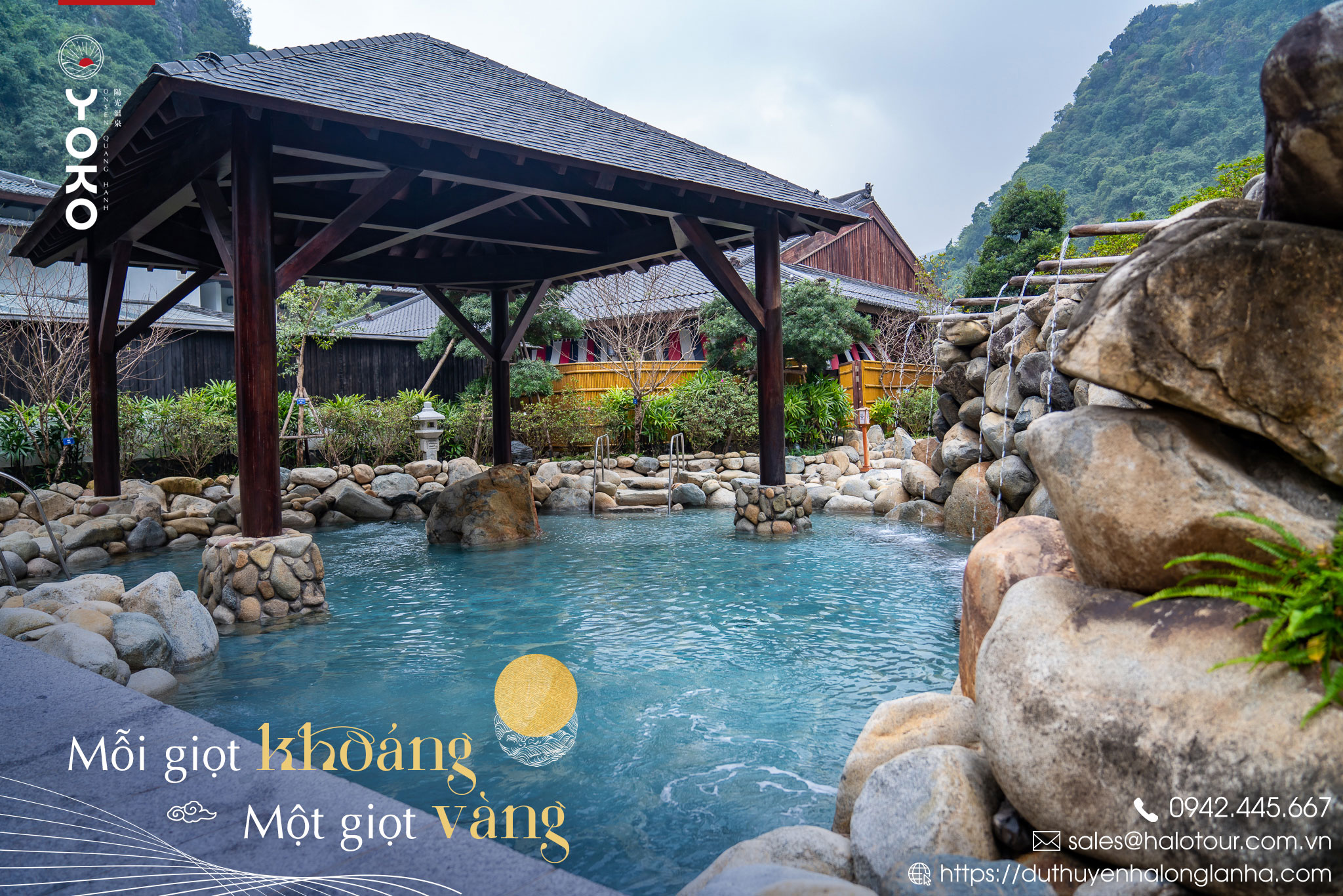Tắm khoáng Onsen Quảng Ninh tất tần tật 12 Suối khoáng Quanh Hanh được đánh giá tốt nhất thế giới đặc biệt tốt cho sức khoẻ nên mỗi giọt khoáng được so sánh với một giọt vàng