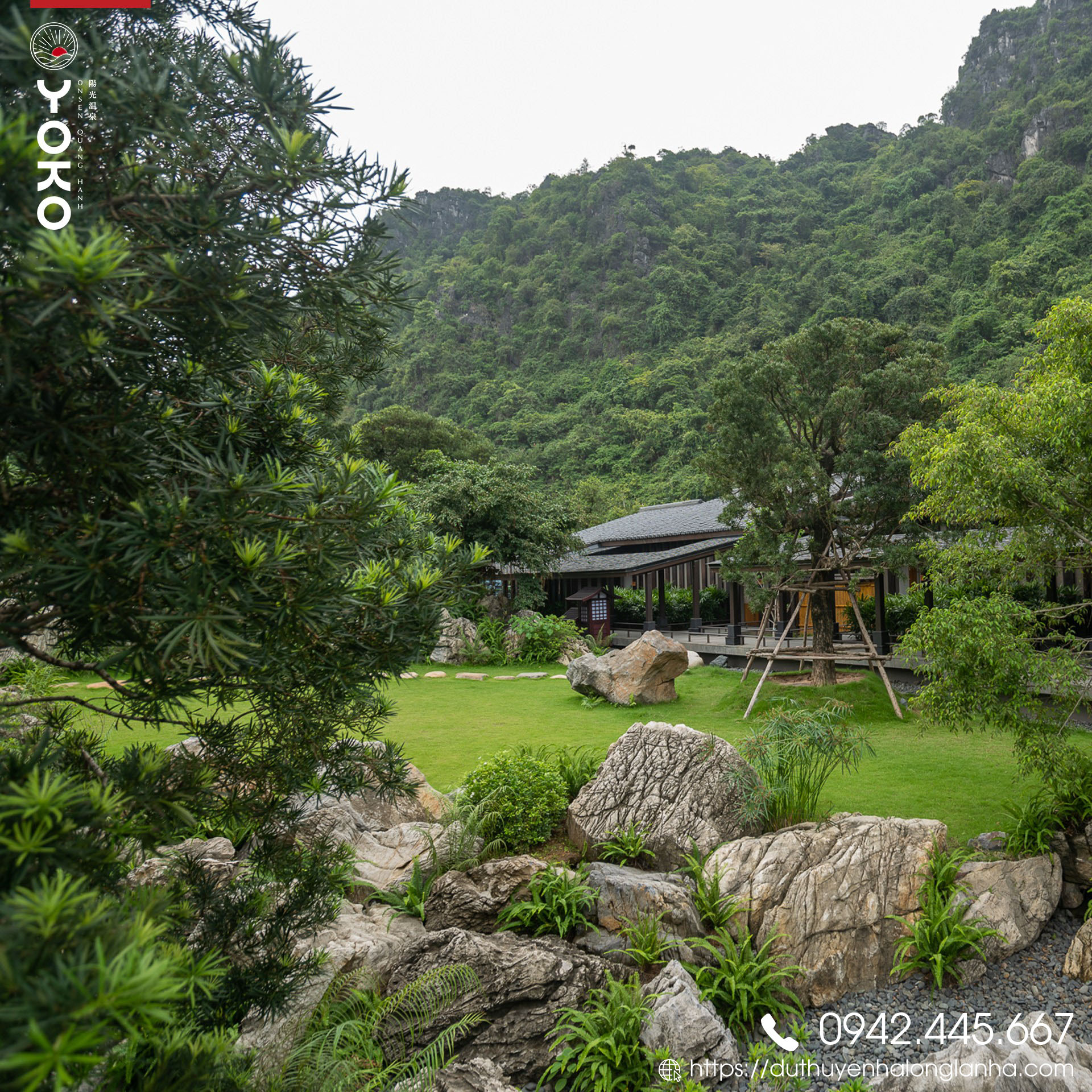 Tắm khoáng Onsen Quảng Ninh tất tần tật 30 Không chỉ trải nghiệm tắm khoáng nóng mà phong cảnh thiên nhiên tại Yoko Onsen Quảng Ninh rất ấn tượng