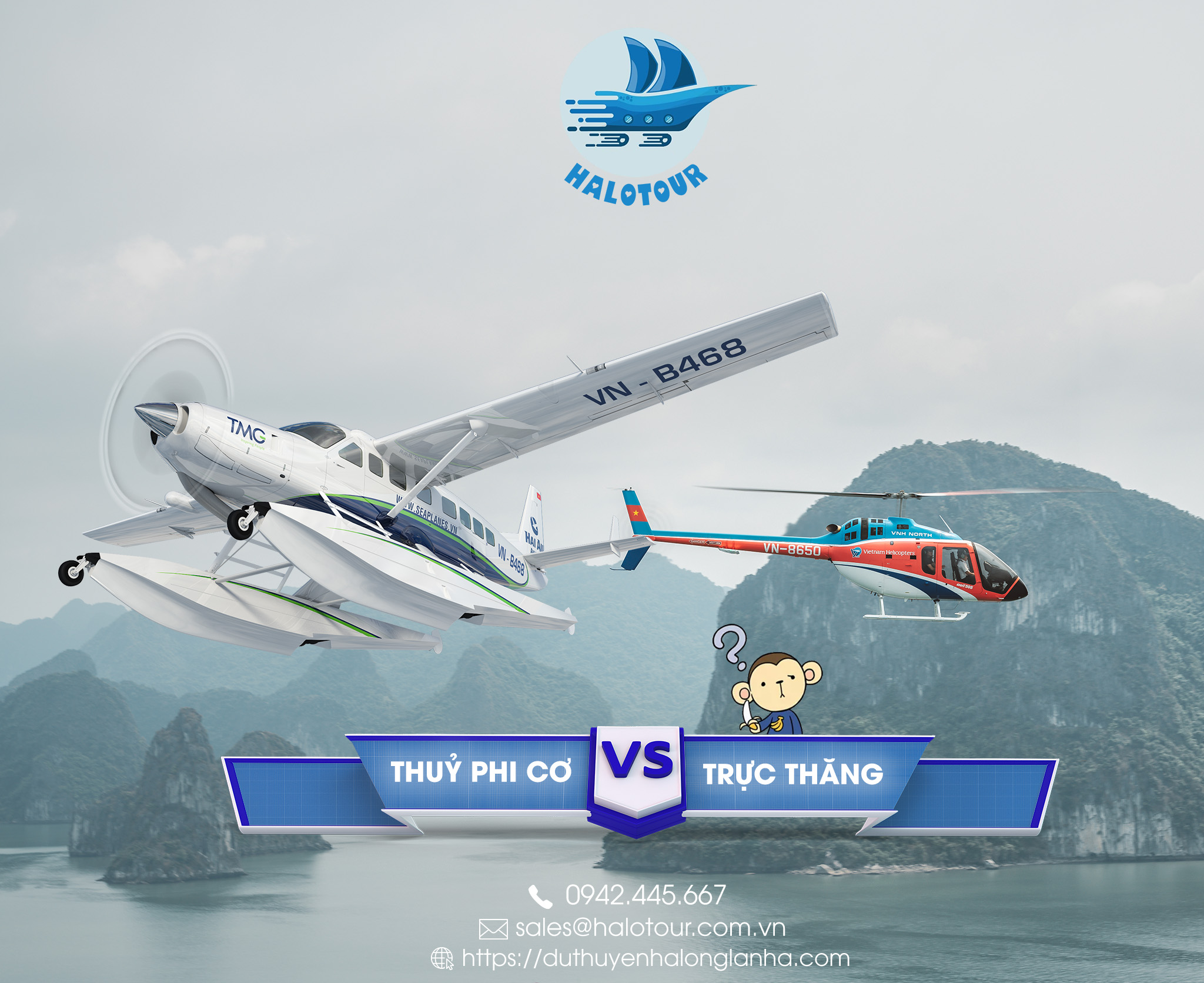 Trực thăng bay ngắm cảnh vịnh Hạ Long từ A đến Z 21 sự khác nhau giữa dịch vụ bay ngắm cảnh vịnh Hạ Long của thuỷ phi cơ và trực thăng Tuần Châu để bạn dễ dàng đưa ra lựa chọn phù hợp