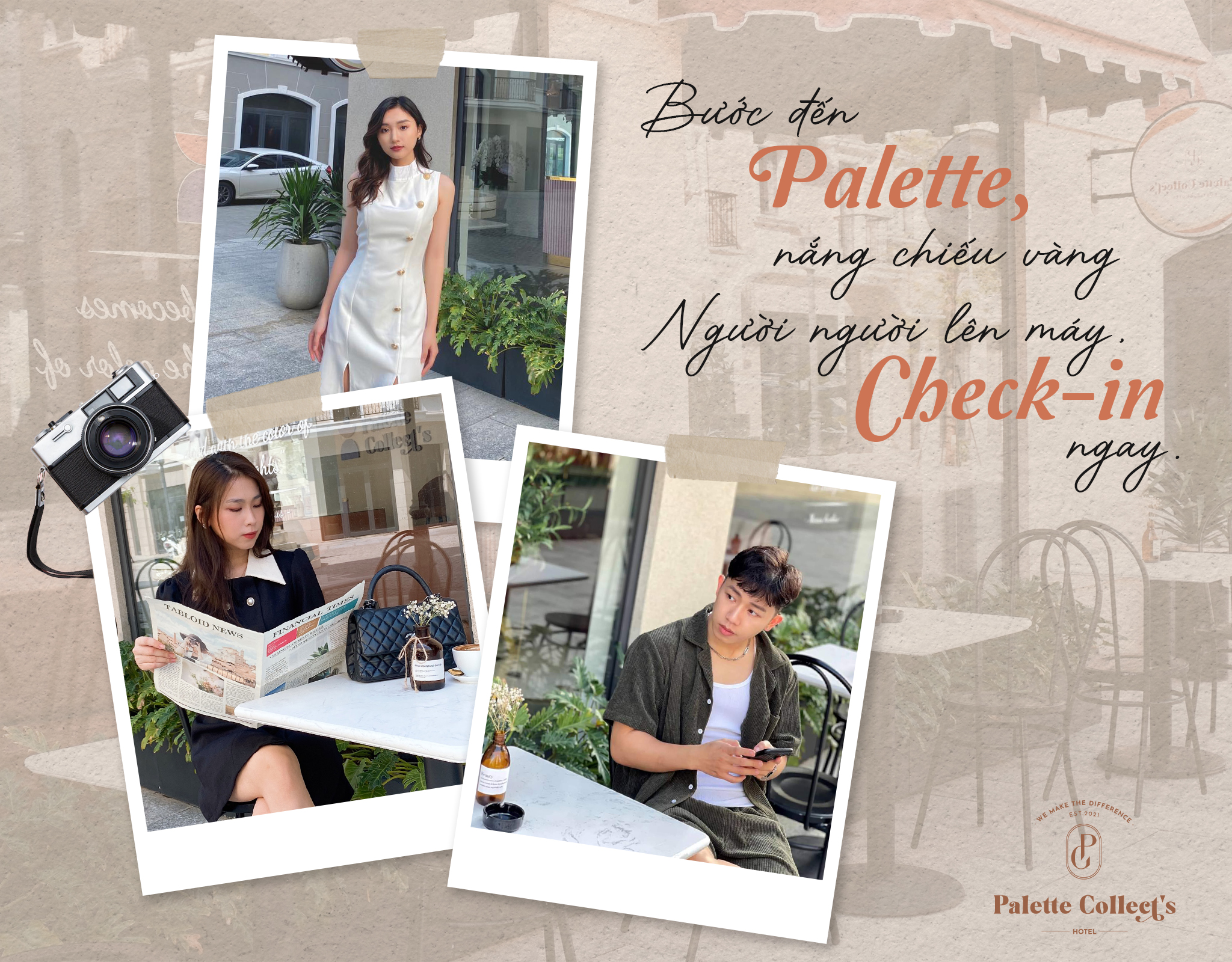 Khách sạn 3* Hạ Long siêu xinh Palette Collect's 9 Quán cà phê ở tầng 1 khách sạn 3* Palette Collect's Boutique hotel Hạ Long là địa điểm check in yêu thích của giới trẻ