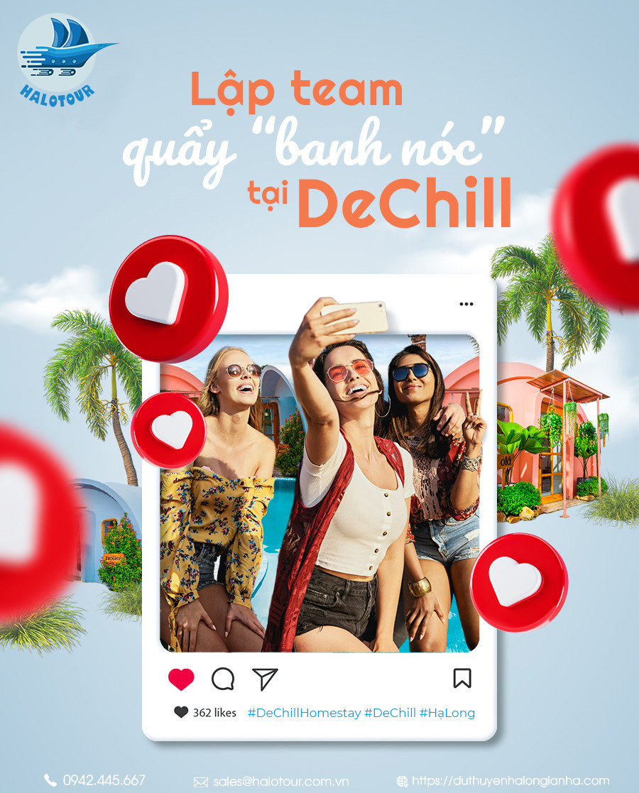 De Chill homestay 8 ngủ siêu xinh tại Hạ Long 15 Thuê trọn gói căn homestay 8 ngủ De Chill homestay Tuần Châu, Hạ Long giá rẻ với Halotour