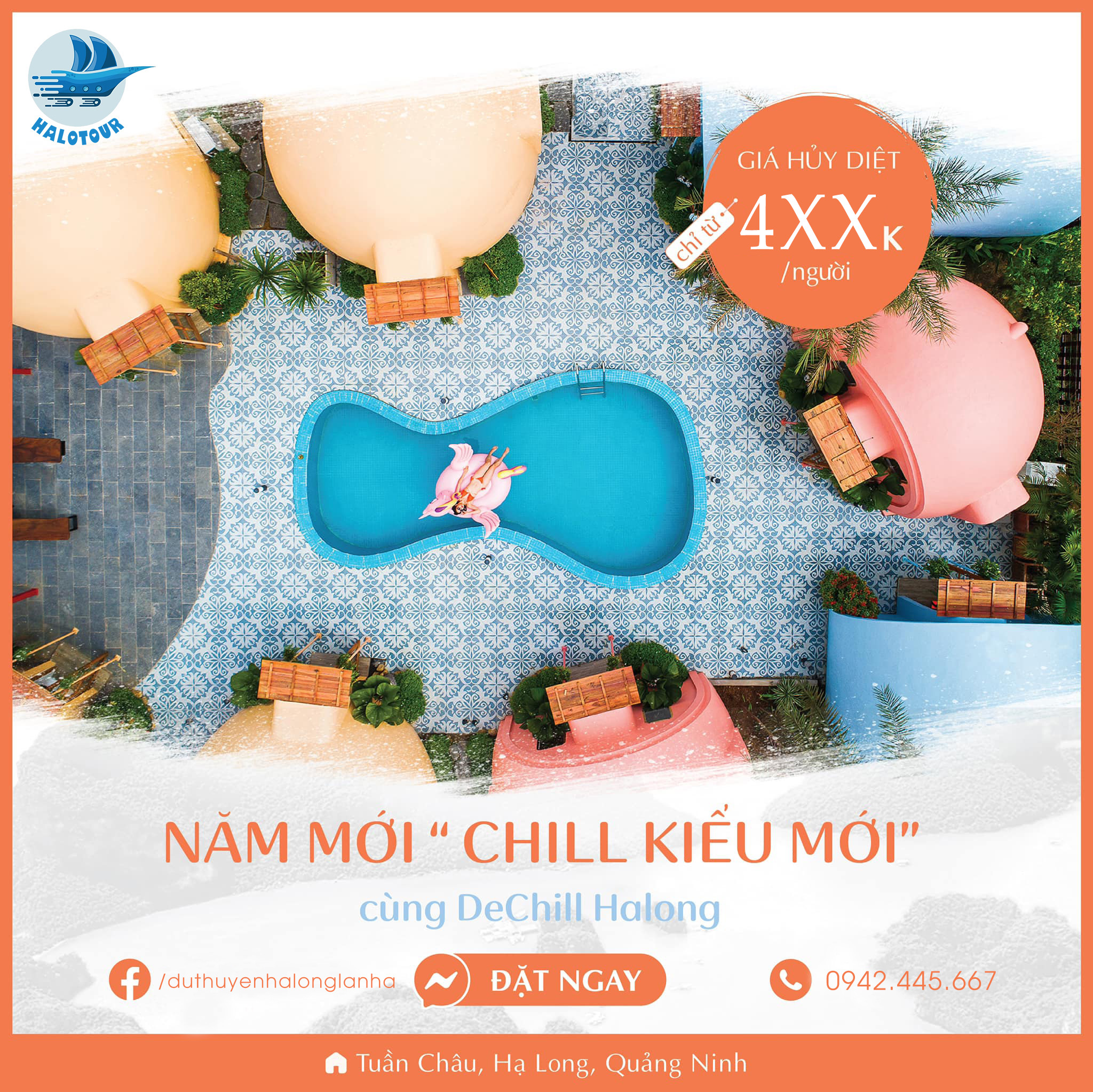 Chỉ hơn 400k/khách có thể thuê trọn căn homestay siêu xinh 8 phòng ngủ tại Tuần Châu, Hạ Long, Quảng Ninh