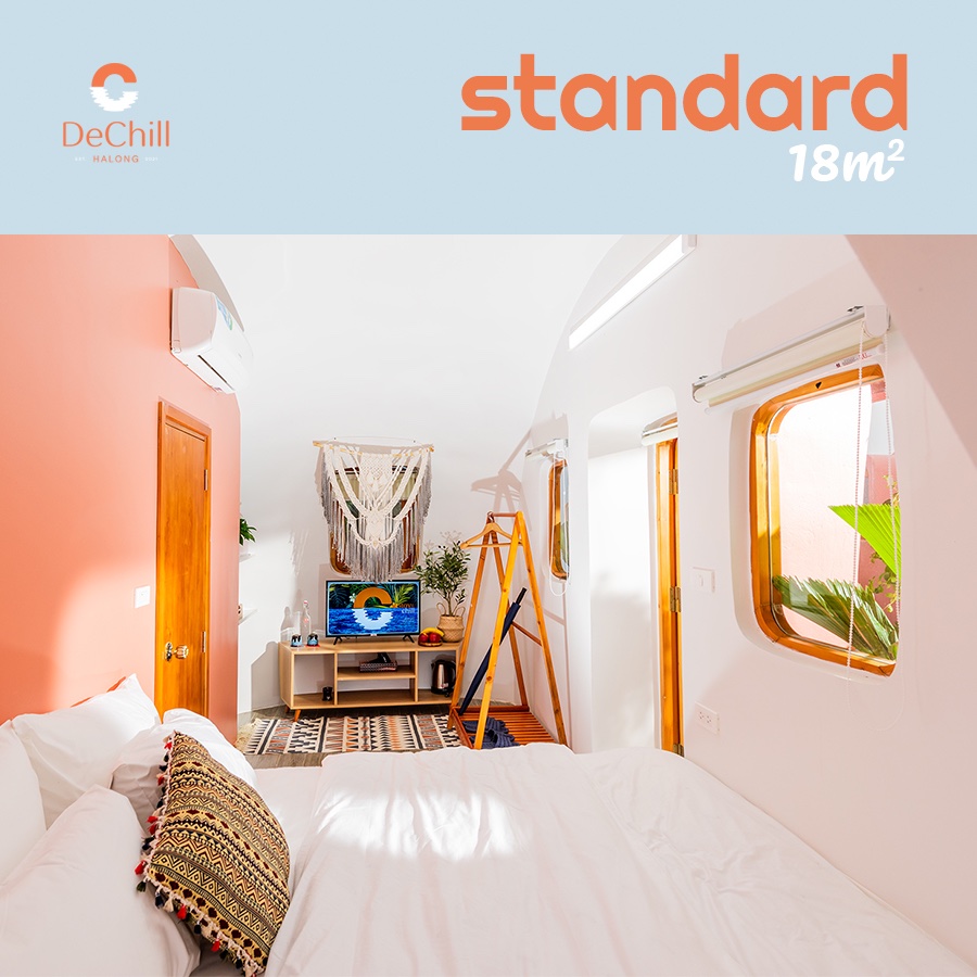 Hạng phòng Standard 18m2 tại De Chill homestay Tuần Châu, Hạ Long