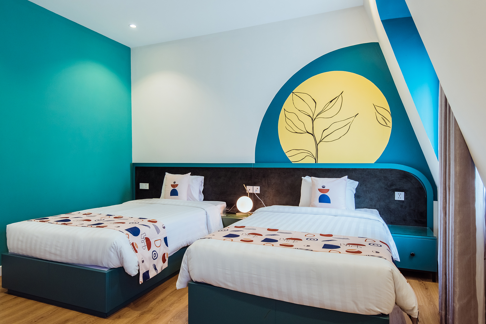 Khách sạn 3* Hạ Long siêu xinh Palette Collect's 14 Phòng TWN 504 Greentea khách sạn 3* Palette Collect's Boutique hotel Hạ Long