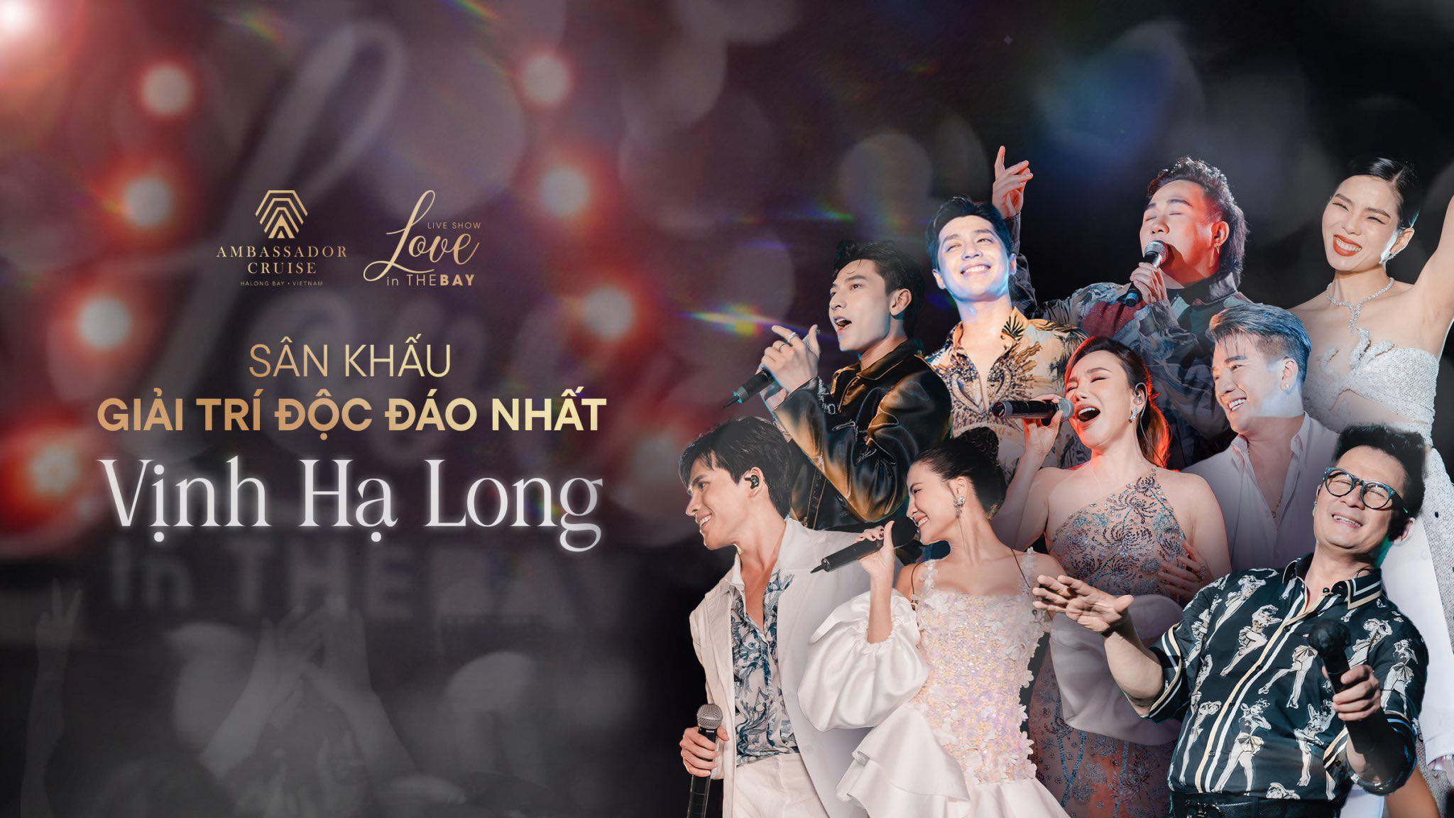 Du thuyền ăn tối 5 sao Ambassador Dinner cruise 14 Love in the Bay tại du thuyền Ambassador II là sân khấu giải trí độc đáo nhất trên vịnh Hạ Long